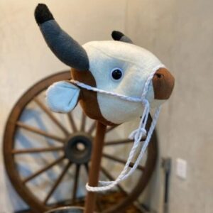 Brinquedo Boizinho De Pau Pelúcia