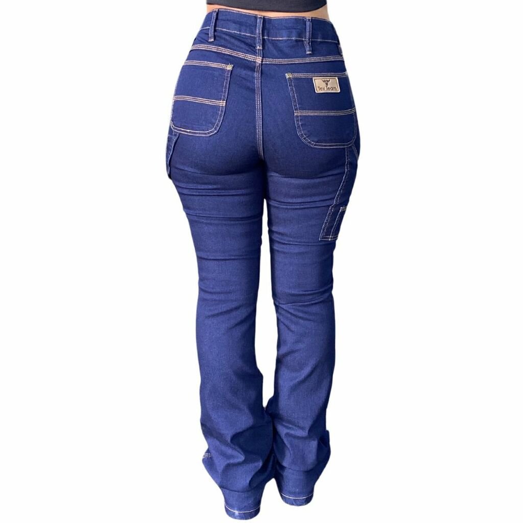 Calça Feminina Tex Team Carpinteira Amaciada - Imagem 3