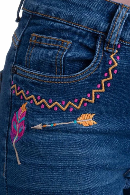 Calça Texas Farm Vitality Umber Jeans Escuro - Imagem 9