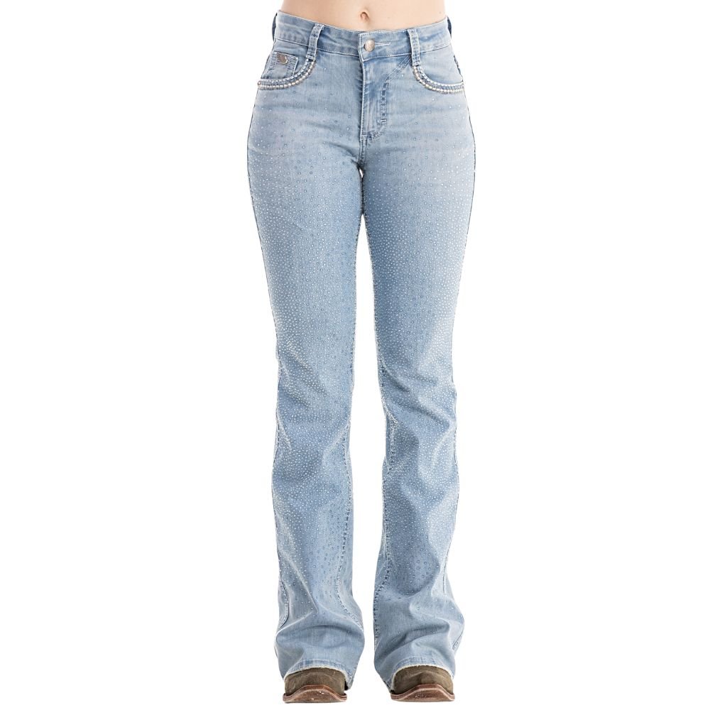 Calça Zenz Western Jeans Farmland Flare Brilho – ORIGINAL - Imagem 4