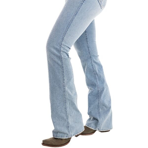 Calça Zenz Western Jeans Farmland Flare Brilho – ORIGINAL - Imagem 7