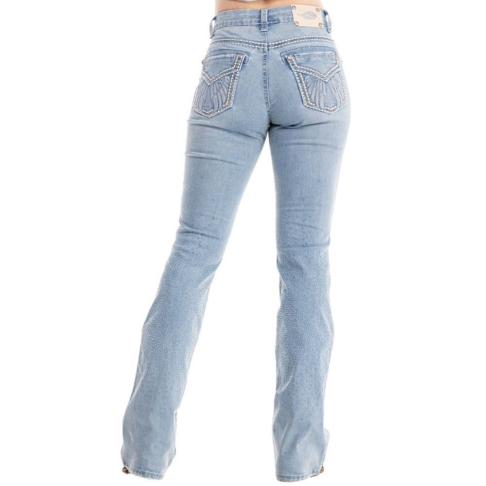 Calça Zenz Western Jeans Farmland Flare Brilho – ORIGINAL - Imagem 10